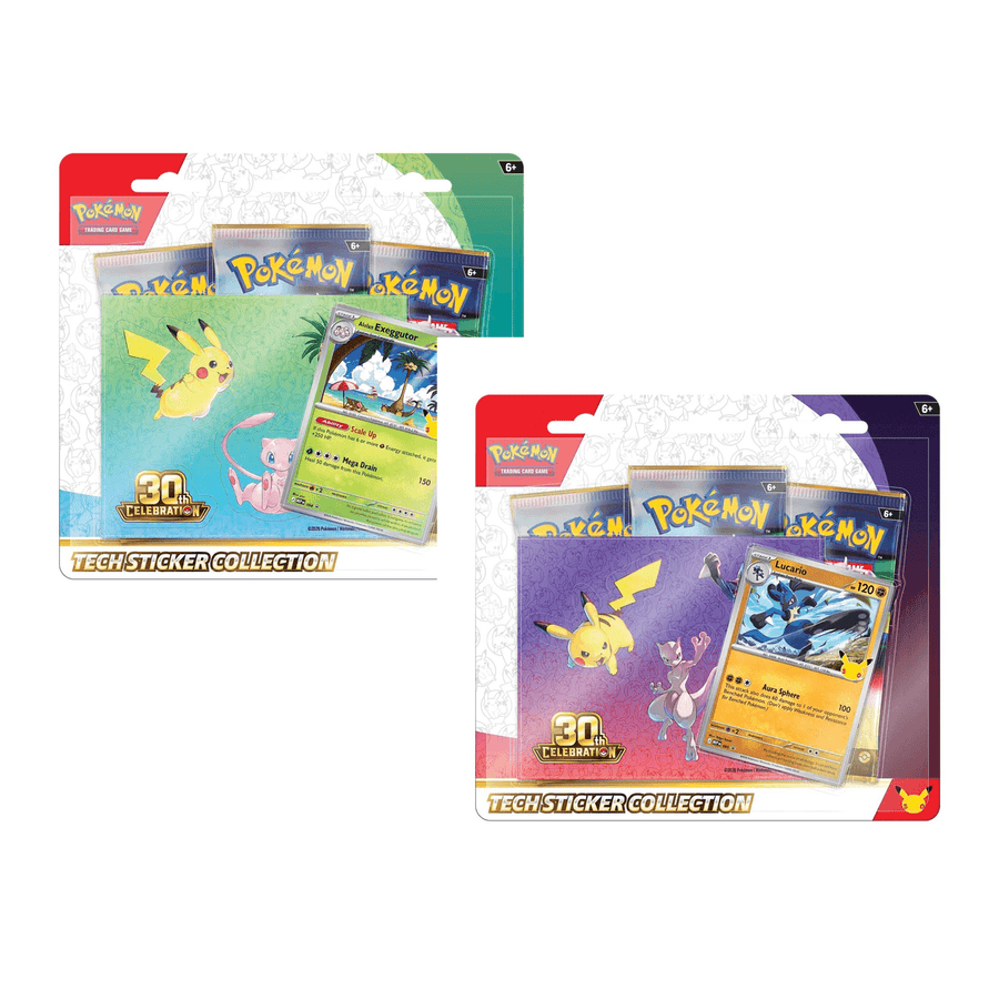 Pokémon TCG: 30th Celebration Tech Sticker Collection – Random Design